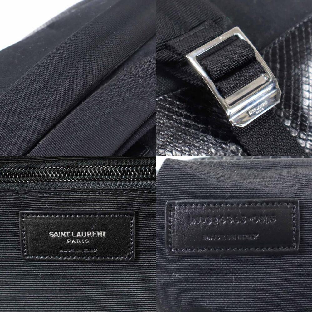 Saint Laurent Backpack Python Black - Picture 5 of 5